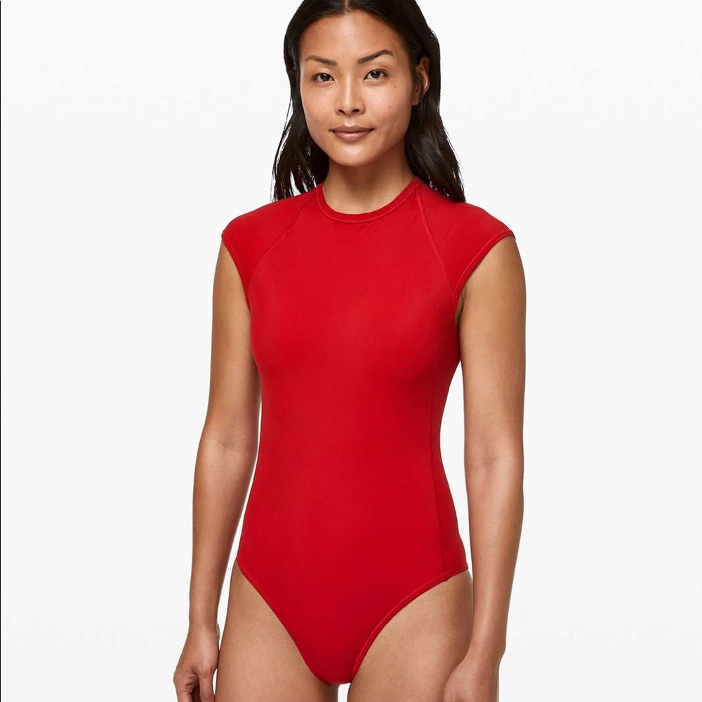 Lulu Lemon By the Bay One piece in Dark Red